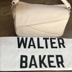 Walter Baker Woven Handle Jagger Leather Crossbody Bag
